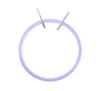 Homoyoyo Embroidery Hoop Cross Stitch Ring for Sewing Crafts Frame Smooth Fabric Fixation Portable Embroidery Rack for Art Decoration and DIY Projects