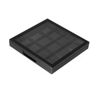 Homoyoyo Empty Eyeshadow Dish Diy Black Eye Shadow Box Sky Window for Storage Organiser Women Girls Beginners