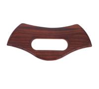 Homoyoyo Ergonomic Gua Sha Board Full Body Muscle Scraping Tool Hand Polished Wood Therapy Massage for Face Neck Back Legs with Natural Decorative Finish