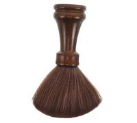 Homoyoyo Ergonomic Wooden Handle Neck Duster Brush with Soft Bristles for Barbers Hair Removal Cleanup Multipurpose Hair Sweep Brush for Salon Haircuts and Beard Styling