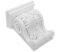 Homoyoyo European Pu Beam Ceiling Corbel French Style Decorative Small Carved Corbel for Doorway and Shelf Support Indoor Ceiling Decoration