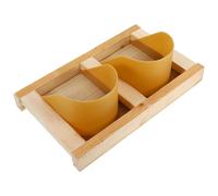 Homoyoyo European Style Wooden Pigeon Cage Door for Small Birds, Double Door Birdcage Entrance Accessory for Racing Pigeons and Dove Loft