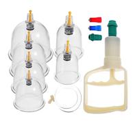 Homoyoyo Explosion Fire Can Chinese Cupping Therapy Set for Body Massage Suction Cup Vacuum Pump for Home Therapy