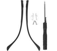 Homoyoyo Eyeglasses Temple Arms Replacement Pair Tr90 Black Universal Fit