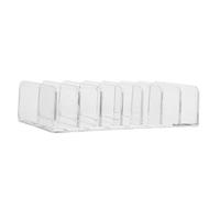 Homoyoyo Eyeshadow Palette Storage Rack Multi-grid Acrylic for Makeup Organiser Storage Tabletop