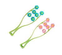 Homoyoyo Face-life Roller Massagers 8.7 Inch Flower-shaped Tool for Puffiness Reduction and Neck Contouring at Home Random Color