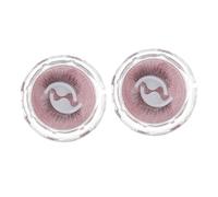 Homoyoyo False Party Eyelashes 2 Pairs Self-adhesive Extension Lashes Dual Glue Strips Long Natural Look Makeup for Women Party Eye Decoration