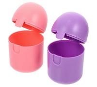 Homoyoyo Feminine Hygiene Storage Box Lightweight Pp Material 2pcs with Steam Sterilization Function, Portable Period Cleaner and Holder for Cups and Personal Items for Women