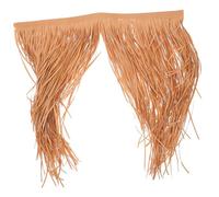 Homoyoyo Fire Retardant Artificial Thatch Roof Panel DIY Simulation Straw Roof for Garden Hut Weatherproof Windproof Outdoor Decoration Durable Vivid Thatch for Patio and Wall Scenery