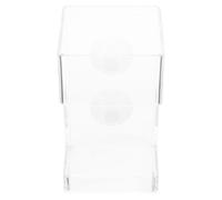 Homoyoyo Fish Feeding Ring with Suction Cup for Aquarium Small Floating Feeder Tool for Fish Tank Portable Square Feeding Ring