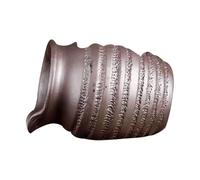 Homoyoyo Fish Pond Decorative Waterfall Ceramic Jar Fish Tank Water Dispenser for Interior and Outdoor Water Garden Artistic Brown Circulating Fountain Decor Delicate Landscape Waterfall