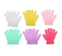 Homoyoyo Five-finger Shower Gloves 10pcs Multi-color Deep Cleaning Exfoliating Bath Mitts for Body Scrubbing and Dead Skin Removal Bathing Accessories
