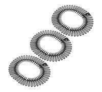 Homoyoyo Flexible Headbands for Women Hair Styling Comb with Moderate Elasticity for Managing Flyaways Creating Buns and Braids Circle Spring Hair Wrap Holders