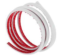 Homoyoyo Flexible White Soft Rubber Floor Cord Cover 10M - Flame Retardant Extension Cable Protector Cable Hider for Home Office Trip Wire Management