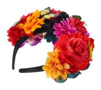 Homoyoyo Flower Girl Headband Mexican Hair Accessories Artificial Wreath Flower Crown Headband for Women