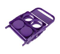 Homoyoyo Foldable Beer Basket Portable Drink Carrier with Plastic Handle for Cocktail Display and Multi-Bottle Transport