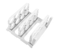 Homoyoyo Foldable Egg Storage Rack for Fridge Side Door Multi-layer Plastic Egg Holder Dispenser for Kitchen Use in Refrigerator