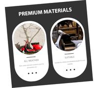 Homoyoyo Foldable Electromobile Cover for Scooter Head Protection Lightweight Oxford Rain and Dust Resistant Shield for Elderly and Disabled Mobility Scooters
