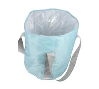 Homoyoyo Folding Foot Bath Container Portable Heat Preservation Water Foot Bag Space Saving Soaking Bucket for Travel Durable Design Blue for Relaxation and Pedicure