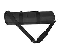 Homoyoyo Folding Music Stand Carrying Case with Handle and Zipper - Portable 50x13cm Drum Cymbal Stand Storage Bag - Black Tripod Organizer Bag and Instrument Accessories