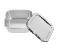 Homoyoyo Food Storage Container Airtight Stainless Sample Box with Lid 300Ml for Laboratory and Educational Institutions