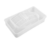 Homoyoyo Freezer Condensate Tray Replacement for Refrigerator Compressor Plastic Water Collection Pan Compatible with Haier Xinfei more Prevents Floor Damage and Controls Defrost Water