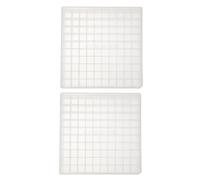 Homoyoyo Freezer Storage Box Pp, 100 Grids, Fits 1.5ml 1.8ml 2ml Tubes 2pcs Microtube Storage Holder Laboratory Sample Protection