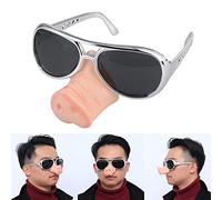Homoyoyo Funny Pig Nose Sunglasses Novelty Party Accessory for Halloween Costume Events and Bachelorette Celebrations Eye Catching Pink Tinted Funny Sunglasses for All Ages
