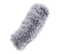 Homoyoyo Furry Microphone Windscreen Pop Filter Cover for Long Rod Conference Mic, Outdoor Recording Windshield Shield, Noise Reduction Accessory for Interview and Podcast