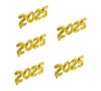 Homoyoyo Giant 2025 Gold Foil Number Balloons - 36 Inch Jumbo Balloons for New Year's Eve Party - Anniversary Celebrations and Graduation Events Stunning Decorations for Your Festive