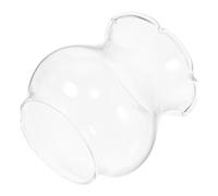 Homoyoyo Glass Kerosene Oil Lamp Shade 4.5 x 6.5 Inch Small Windproof Chimney Cover for Vintage Oil Lamp Accessories Single Piece Replacement