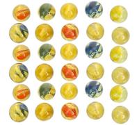 Homoyoyo Glass Marbles for Ages 4-8 14mm Mixed Color Retro Rolling Marbles Set with Approx 100 Pieces Suitable for Fish Tank Decor and Collectible Ornaments Random Color