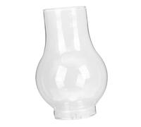 Homoyoyo Glass Oil Lamp Chimney Transparent Glass Cover for Kerosene Lamps Retro Vintage Style Replacement Shade with Heat Resistant Craft Design Suitable for Oil Light and Lantern