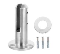 Homoyoyo Glass Panel Spigots Clamp Floor Glass Clamp Stainless Steel Material Suitable for Outdoor Pool and Fence Applications