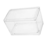 Homoyoyo Glass Staining Jar Sturdy Frosted Glass Microscope with Vertical and Horizontal Racks 60-slide Sturdy Microscope Slide Holder for Research Experiments and Scientific Study