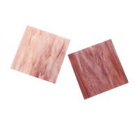 Homoyoyo Glass Tile Mosaic Sheets 2Pcs Sturdy Colored Stained Glass for Creative Mosaic Arts and Crafts