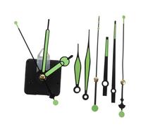Homoyoyo Glow in The Dark Clock Movement Kit with Luminous Clock Hands Silent Battery Operated Long Shaft Mechanism