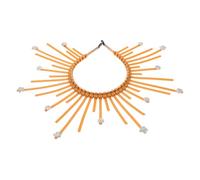 Homoyoyo Goddess Crown Headband Decorative Headband for Women Elegant Sun Unique Hair Decor Accessory Fascinators for Party and Festival