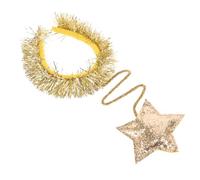 Homoyoyo Golden Star Hair Band Lightweight Party Hair Hoop for Women Boys Birthday Accessory Photo Prop