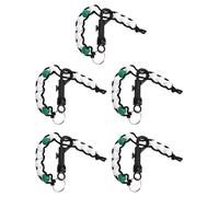 Homoyoyo Golf Bead Score Counter 5 Pieces Plastic Stroke Counting Device with Slide Bead Design for Golfers on Golf Course Random Color