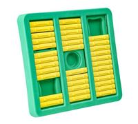 Homoyoyo Green Pet Toy Puzzle Toy for Dog Slow Feeding Pp Material Prevent Stomach Problems Educational Play for Pet Feeding