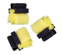 Homoyoyo Hair Cleaning Brush Sponge Neck Duster Multi-functional 3pcs Yellow Hairdressing Tool for Quick Hair Removal for Men and Women for Barber Shop and Home Use