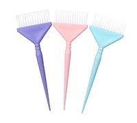 Homoyoyo Hair Dye Comb Set 3pcs Soft Bristle Applicator Brushes for Hair Coloring Tools for Home and Professional