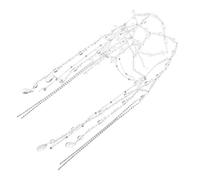 Homoyoyo Hair Jewelry Ornament Chain for Brides Shiny Tassel Headpiece for Weddings Festivals Parties Elegant Hair Decoration for Women