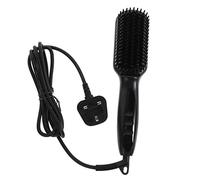 Homoyoyo Hair Straightening Brush for Men Gear Beard Hair Straightener Comb Fast Heating PTC Element Heat Resistant Design Negative Ion Release for Longer Lasting Styles