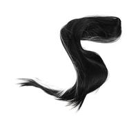 Homoyoyo Half Black Half White Long Straight Hair Wig for Women Cosplay Hairpiece for Halloween Party Stage Performance Unique Split Color Ladies Wig for Festivals and Role Play