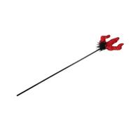 Homoyoyo Halloween Demon Fork Prop Portable Glitter Pitch Fork for Cosplay for Parties Haunted Houses Stage Backgrounds for Teens Adults