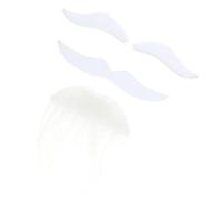 Homoyoyo Halloween Party Fake Beard and Mustache Highly Simulation Decorative Facial Hair Props for Costume Performance Lightweight Comfortable Fits for Halloween and Theatrical Events