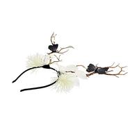 Homoyoyo Halloween Tree Branch Black Butterfly Headband Durable Hairband for Women Adults Eye Catching Halloween Hair Decor and Cosplay Party Accessory Suitable for Festival Carnivals and