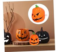 Homoyoyo Halloween Wind Up Pumpkin Scary Mouth Opening and Closing Halloween Party Gift Safe Lightweight Pumpkin Wind Up for Trick Treating and Decor
